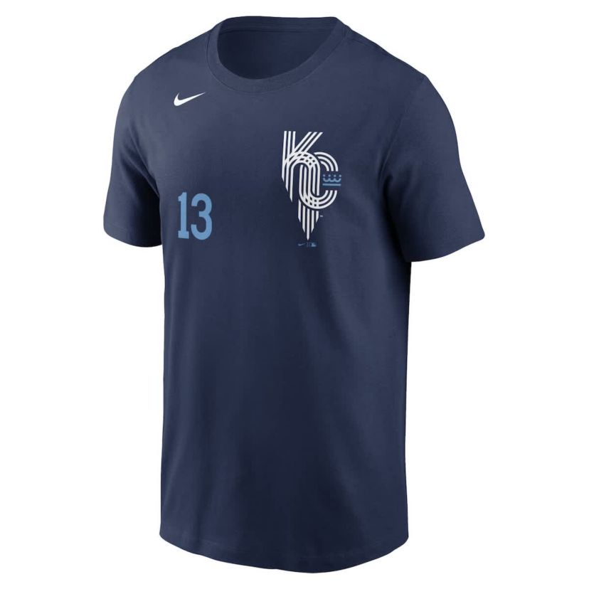 MLB Nike Salvador Perez Kansas City Royals City Connect Name & Number T-Shirt
