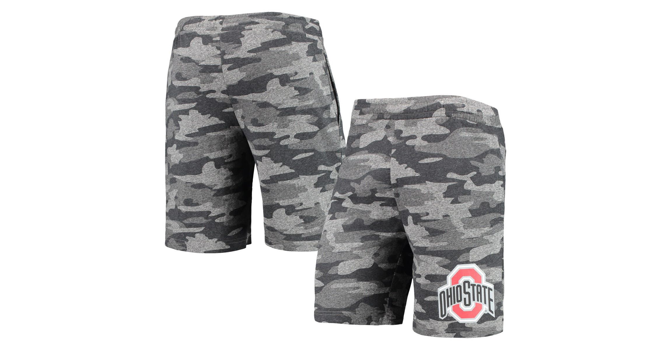 NCAA Charcoal/Gray Ohio State Buckeyes Backup Terry Jam Lounge Shorts