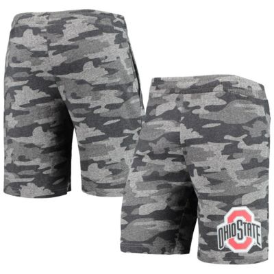 NCAA Charcoal/Gray Ohio State Buckeyes Backup Terry Jam Lounge Shorts