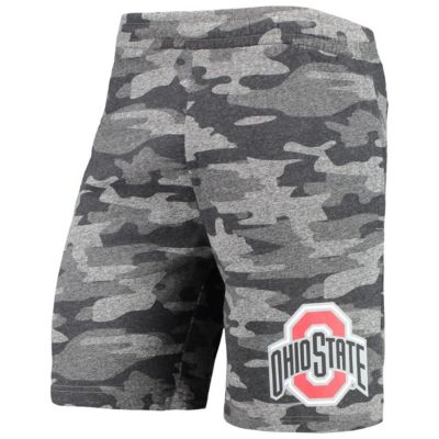 NCAA Charcoal/Gray Ohio State Buckeyes Backup Terry Jam Lounge Shorts