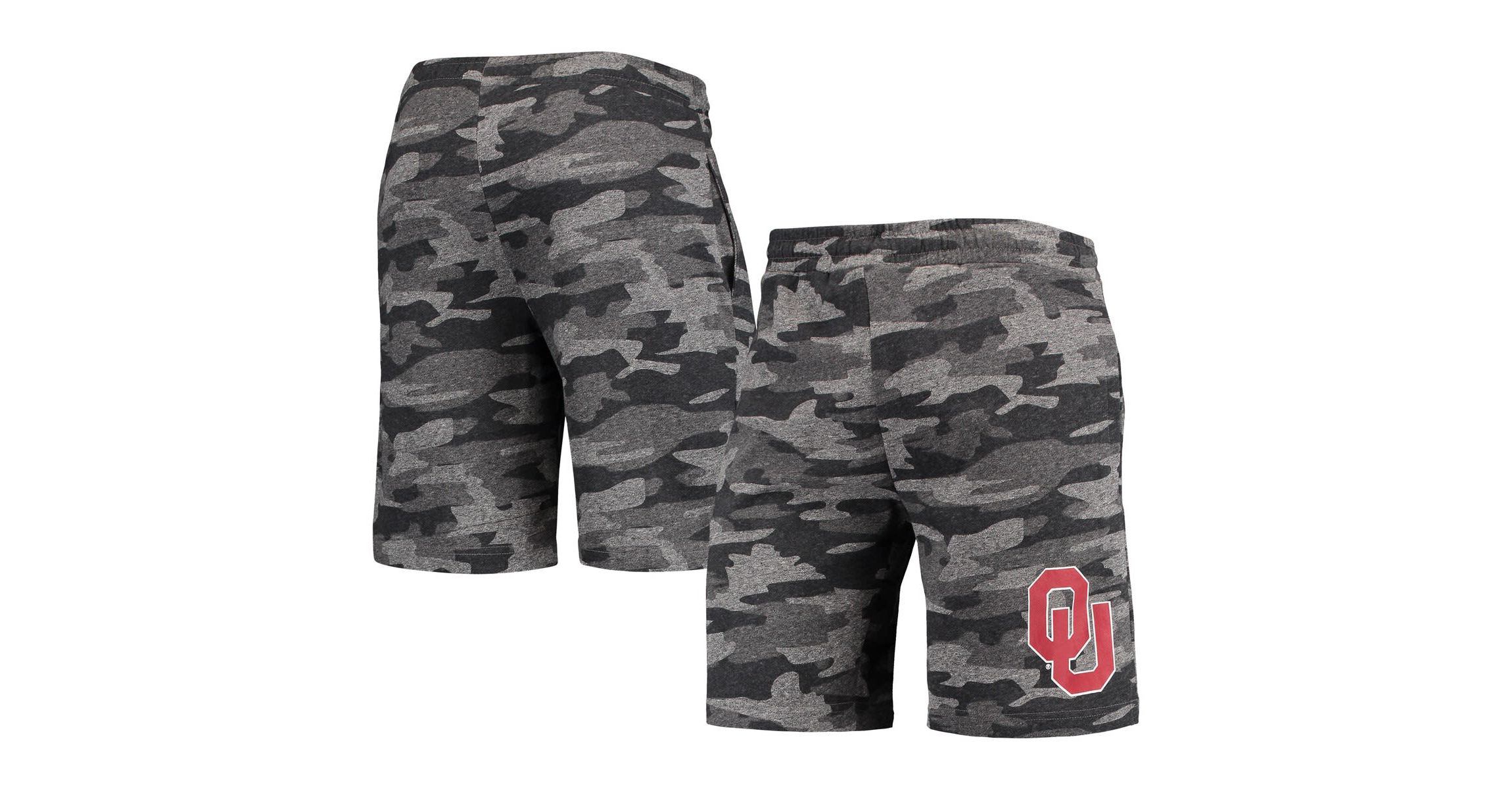 NCAA Charcoal/Gray Oklahoma Sooners Backup Terry Jam Lounge Shorts