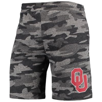 NCAA Charcoal/Gray Oklahoma Sooners Backup Terry Jam Lounge Shorts