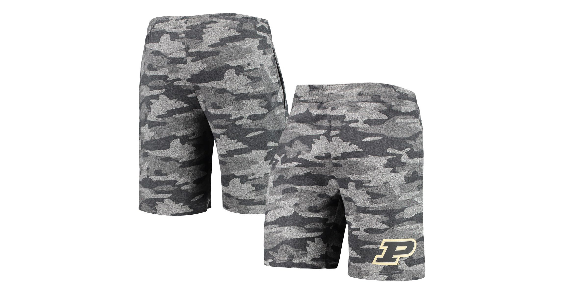 NCAA Charcoal/Gray Purdue Boilermakers Backup Terry Jam Lounge Shorts