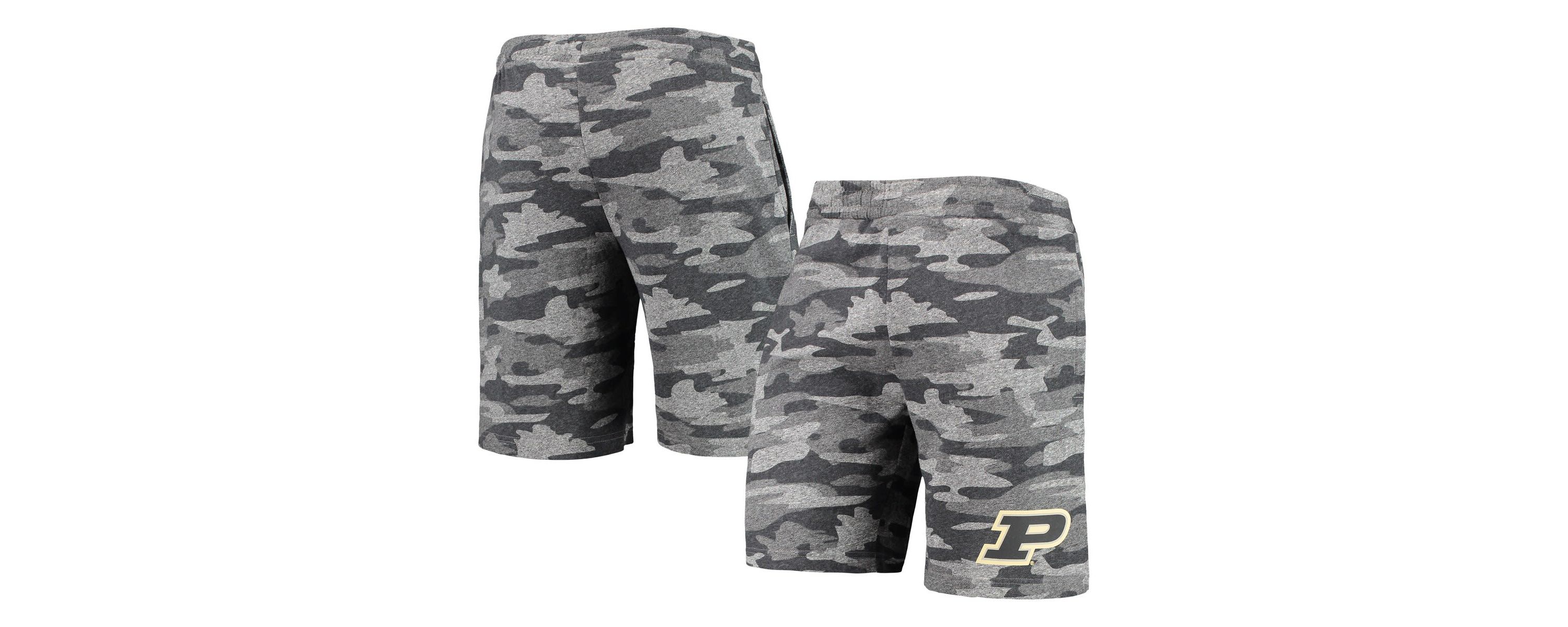 NCAA Charcoal/Gray Purdue Boilermakers Backup Terry Jam Lounge Shorts
