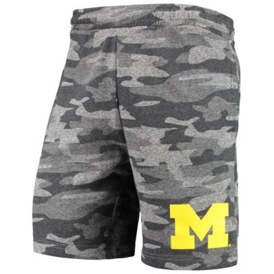 NCAA Charcoal/Gray Michigan Wolverines Backup Terry Jam Lounge Shorts