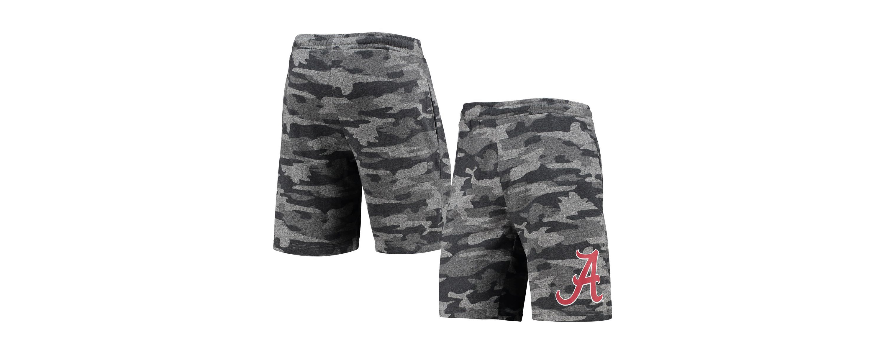 Alabama Crimson Tide NCAA Charcoal/Gray Alabama Tide Backup Terry Jam Lounge Shorts