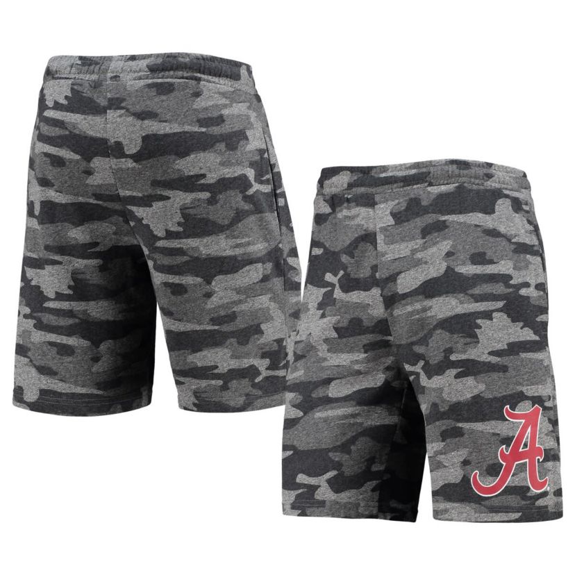 Alabama Crimson Tide NCAA Charcoal/Gray Alabama Tide Backup Terry Jam Lounge Shorts