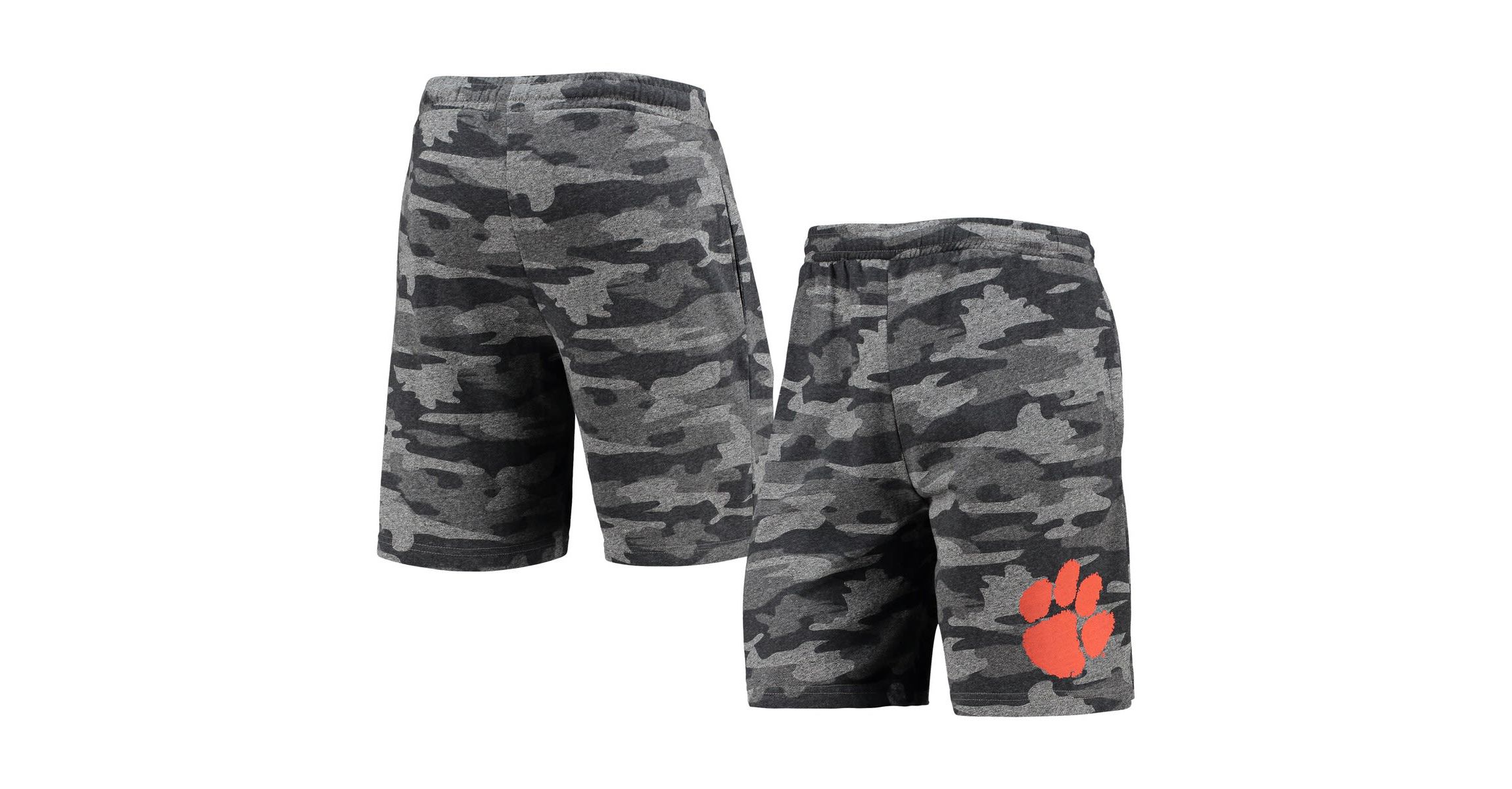 NCAA Charcoal/Gray Clemson Tigers Backup Terry Jam Lounge Shorts