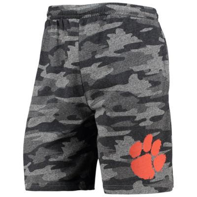 NCAA Charcoal/Gray Clemson Tigers Backup Terry Jam Lounge Shorts