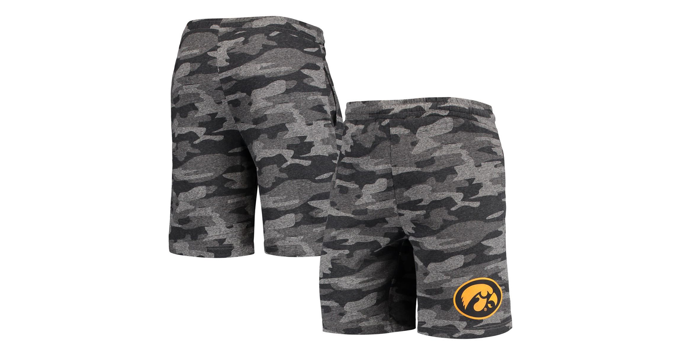 NCAA Charcoal/Gray Iowa Hawkeyes Backup Terry Jam Lounge Shorts