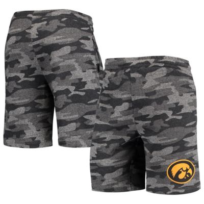 NCAA Charcoal/Gray Iowa Hawkeyes Backup Terry Jam Lounge Shorts