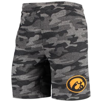 NCAA Charcoal/Gray Iowa Hawkeyes Backup Terry Jam Lounge Shorts