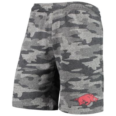 NCAA Charcoal/Gray Arkansas Razorbacks Backup Terry Jam Lounge Shorts