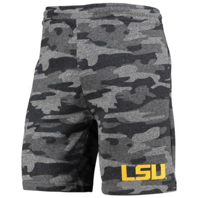 NCAA Charcoal/Gray LSU Tigers Backup Terry Jam Lounge Shorts