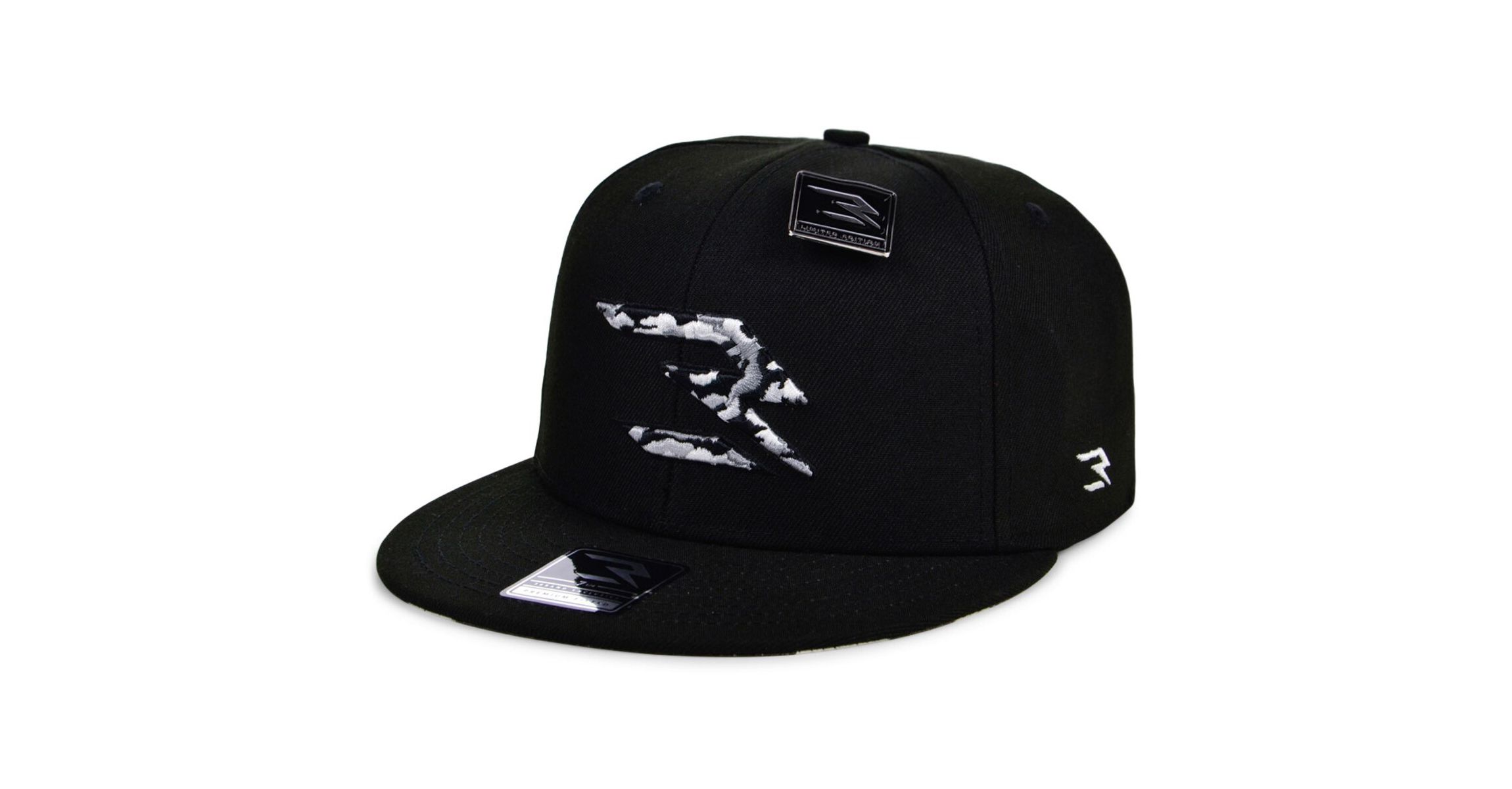Celebrity Partnerships Black/Camo Fashion Fitted Hat