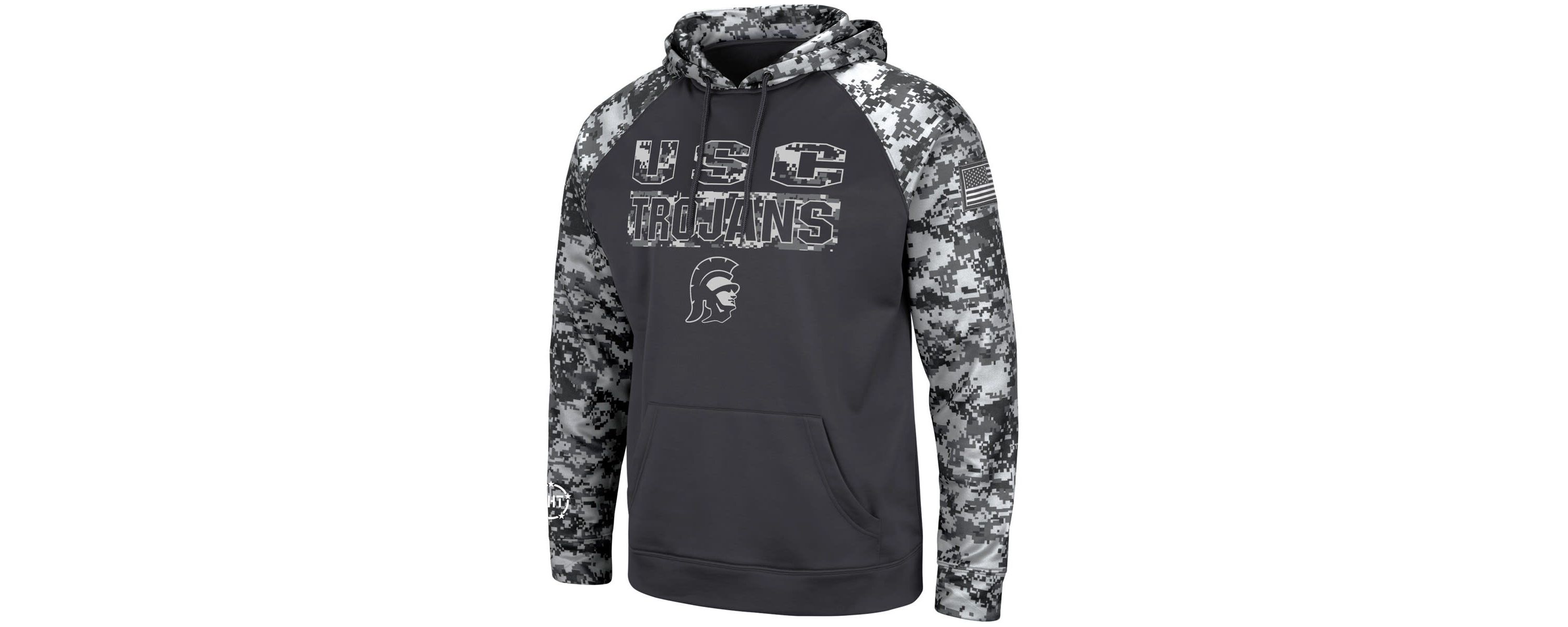 NCAA USC Trojans OHT Military Appreciation Digital Pullover Hoodie