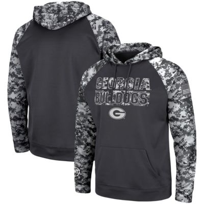 NCAA Georgia Bulldogs OHT Military Appreciation Digital Pullover Hoodie