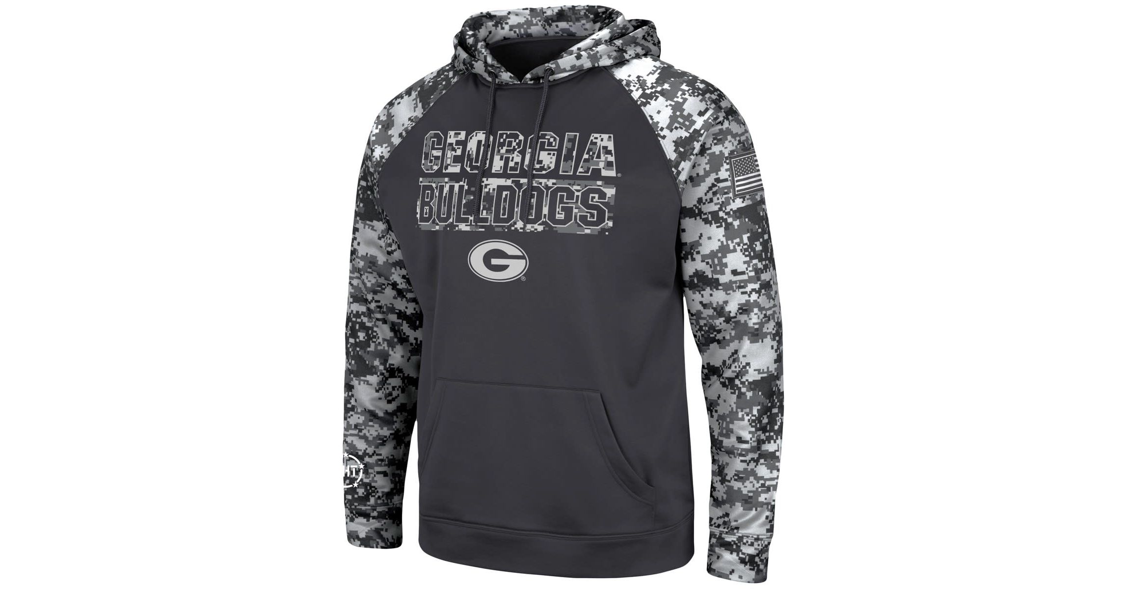 NCAA Georgia Bulldogs OHT Military Appreciation Digital Pullover Hoodie