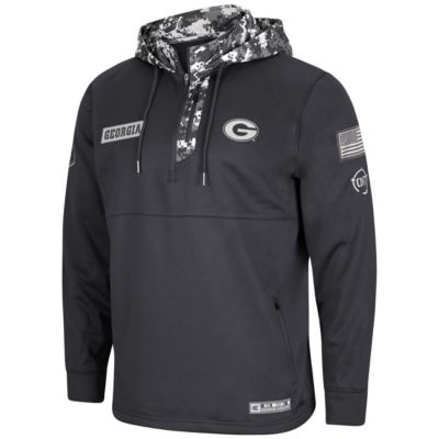 NCAA Georgia Bulldogs OHT Military Appreciation Digital Quarter-Zip Hoodie