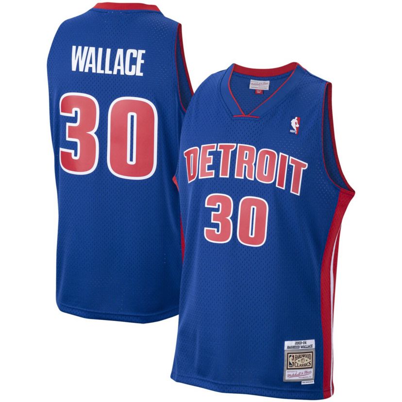 NBA Rasheed Wallace Detroit Pistons 2003/04 Hardwood Classics Swingman Jersey