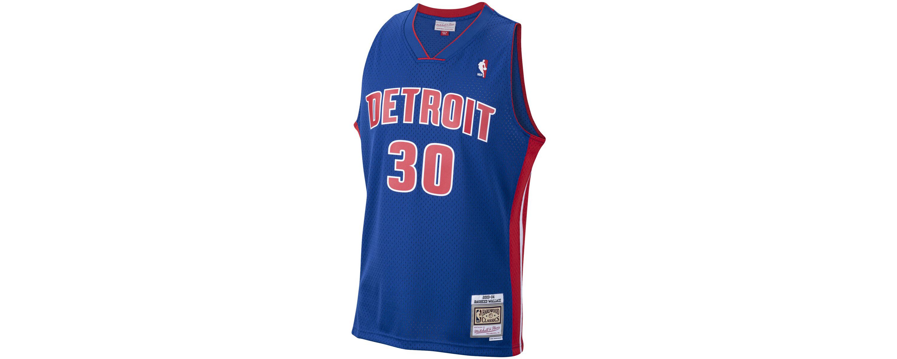 NBA Rasheed Wallace Detroit Pistons 2003/04 Hardwood Classics Swingman Jersey