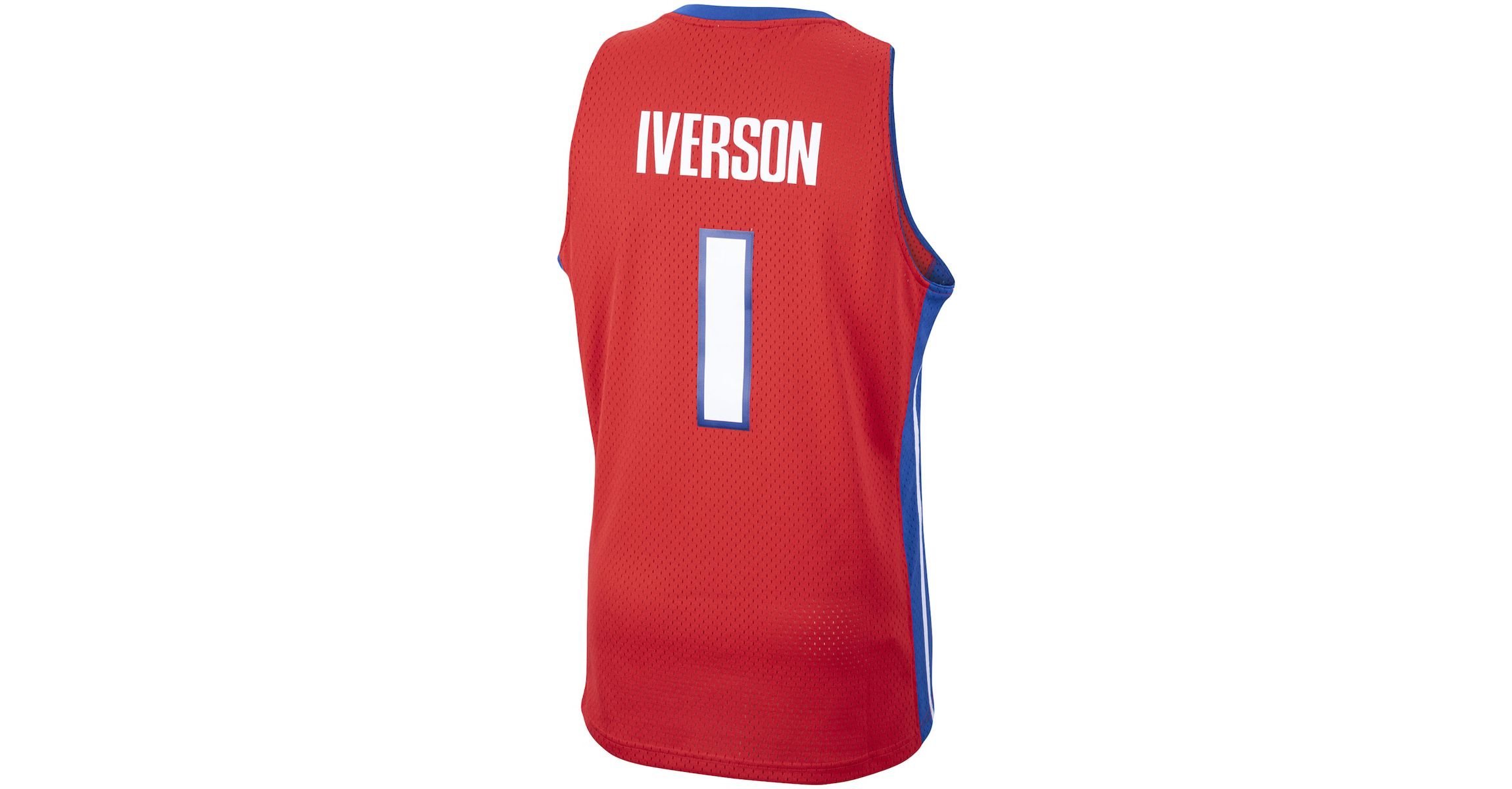 NBA Allen Iverson Detroit Pistons 2008/09 Hardwood Classics Swingman Jersey