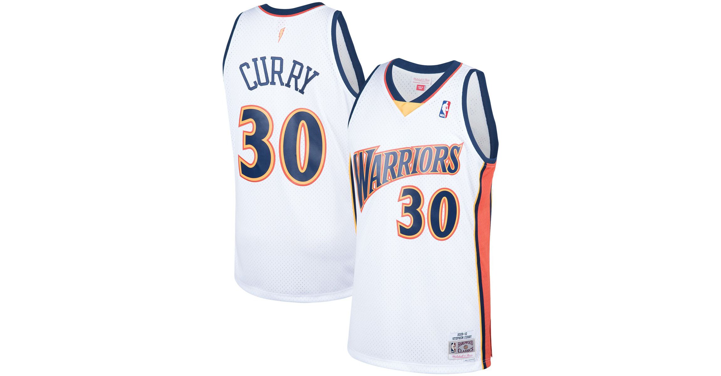 NBA Stephen Curry Golden State Warriors Hardwood Classics Swingman Jersey