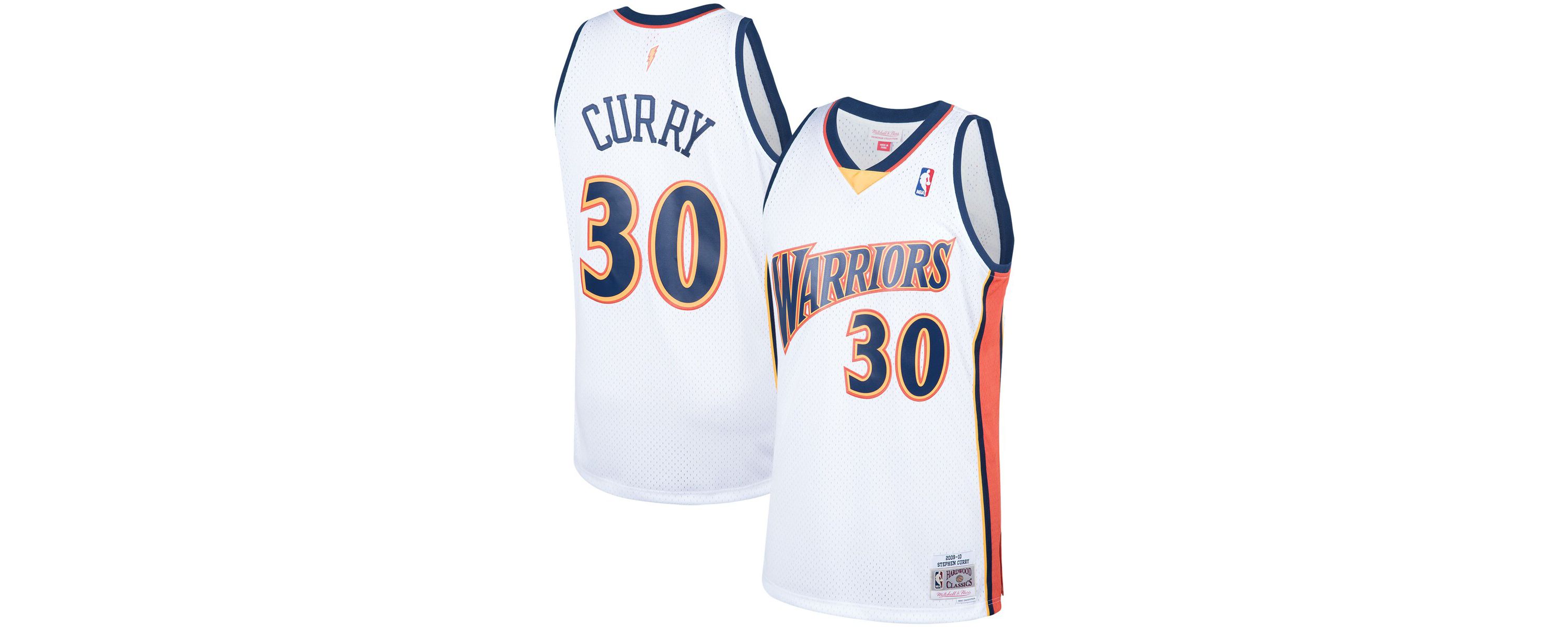 NBA Stephen Curry Golden State Warriors Hardwood Classics Swingman Jersey