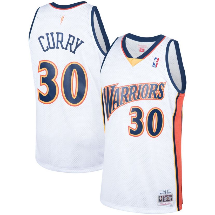 NBA Stephen Curry Golden State Warriors Hardwood Classics Swingman Jersey