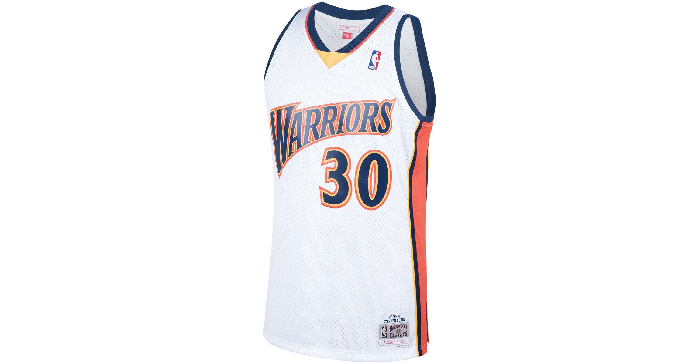 NBA Stephen Curry Golden State Warriors Hardwood Classics Swingman Jersey