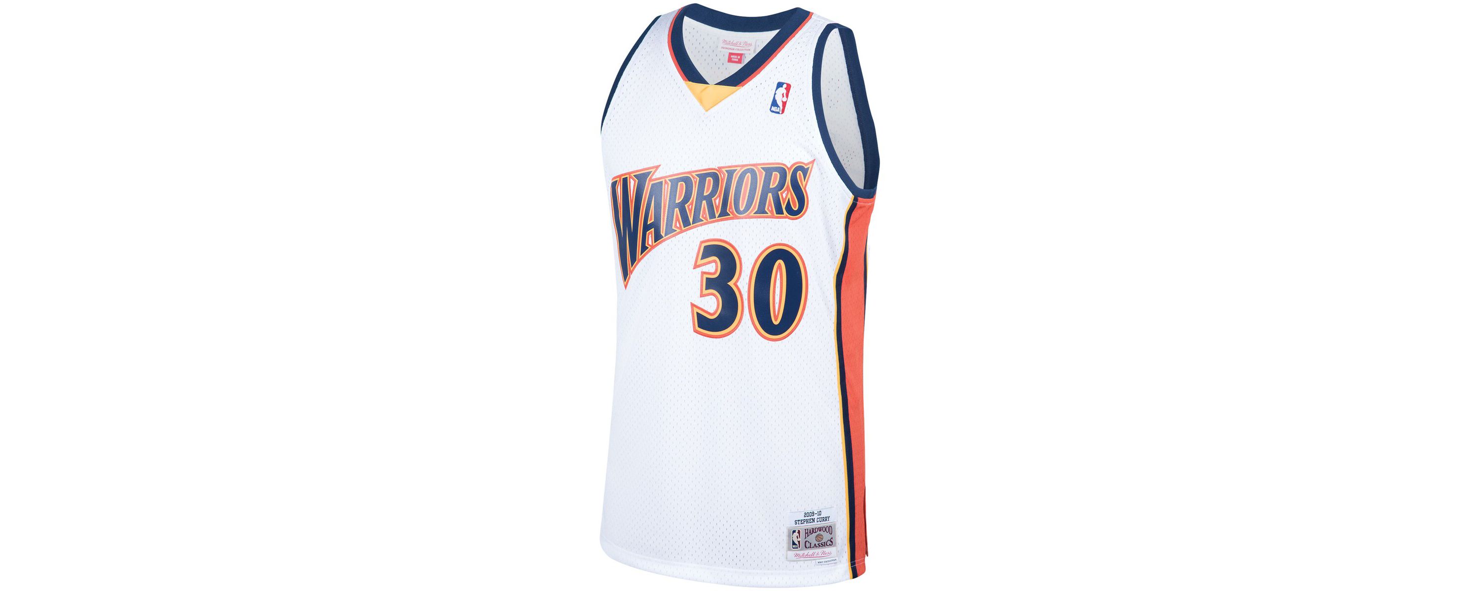 NBA Stephen Curry Golden State Warriors Hardwood Classics Swingman Jersey