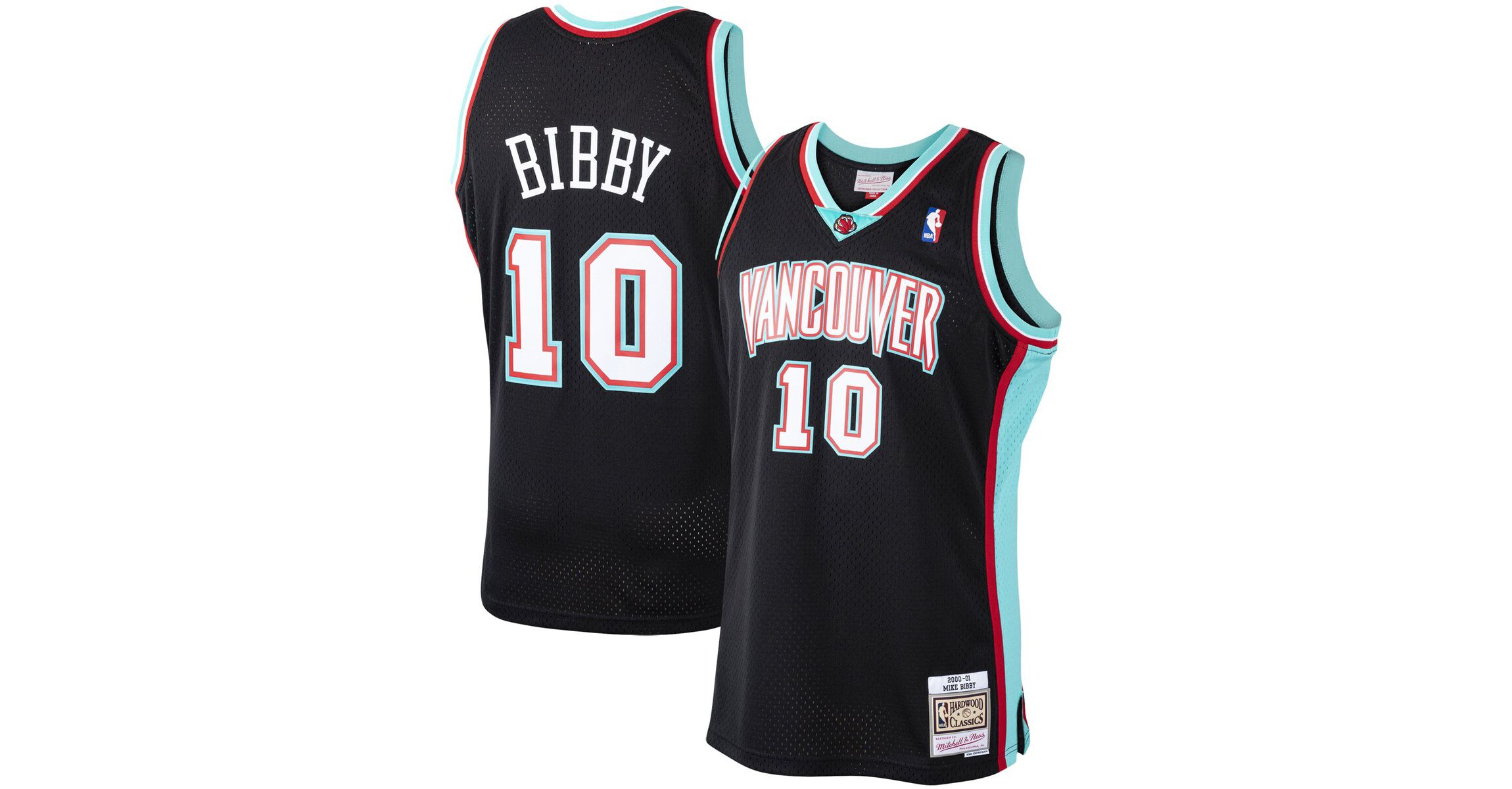 Hardwood Classic Teams Mike Bibby Vancouver Grizzlies 2000/01 Hardwood Classics Swingman Jersey