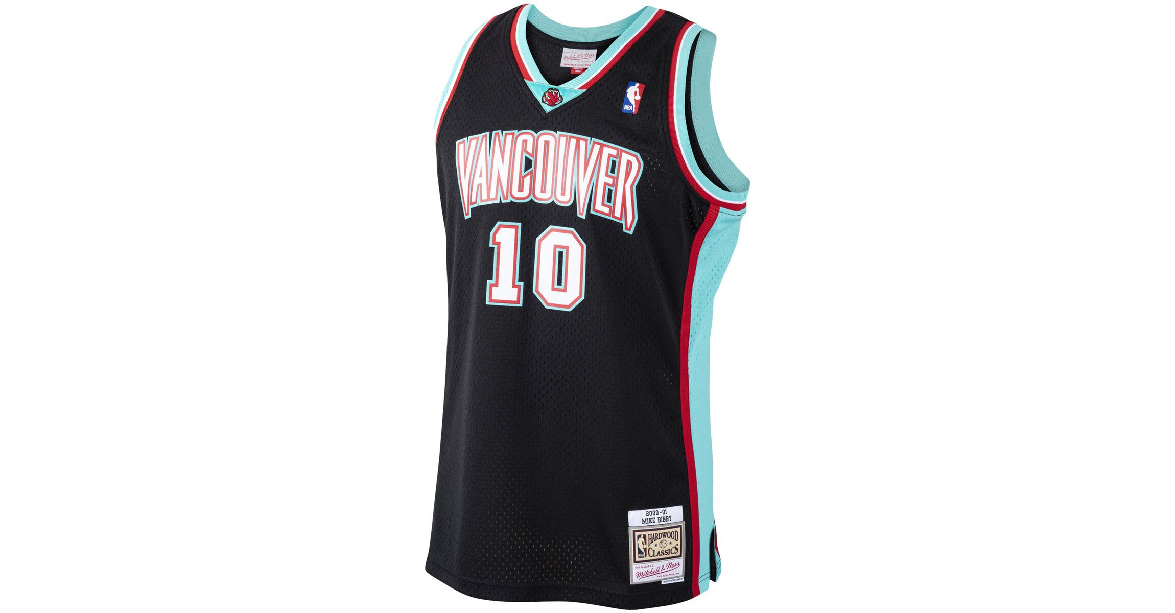Hardwood Classic Teams Mike Bibby Vancouver Grizzlies 2000/01 Hardwood Classics Swingman Jersey