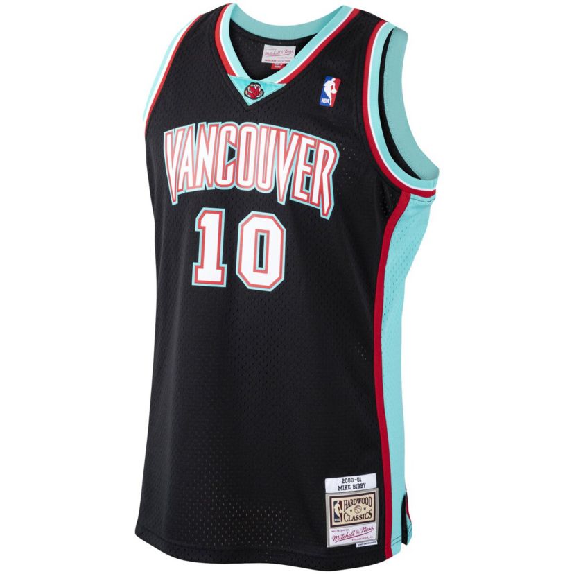 Hardwood Classic Teams Mike Bibby Vancouver Grizzlies 2000/01 Hardwood Classics Swingman Jersey
