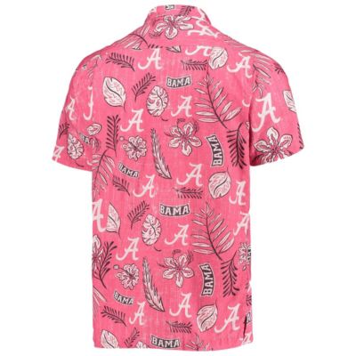 Alabama Crimson Tide NCAA Alabama Tide Vintage Floral Button-Up Shirt