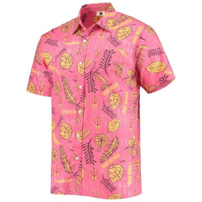 NCAA Arizona State Sun Devils Vintage Floral Button-Up Shirt
