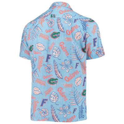 NCAA Light Florida Gators Vintage Floral Button-Up Shirt