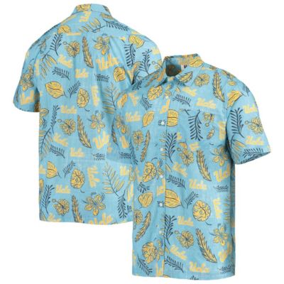 NCAA Light UCLA Bruins Vintage Floral Button-Up Shirt