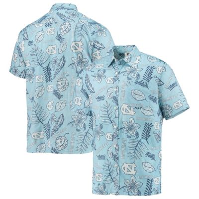 NCAA Carolina North Tar Heels Vintage Floral Button-Up Shirt