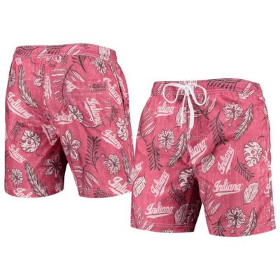 NCAA Indiana Hoosiers Vintage Floral Swim Trunks