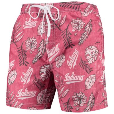 NCAA Indiana Hoosiers Vintage Floral Swim Trunks