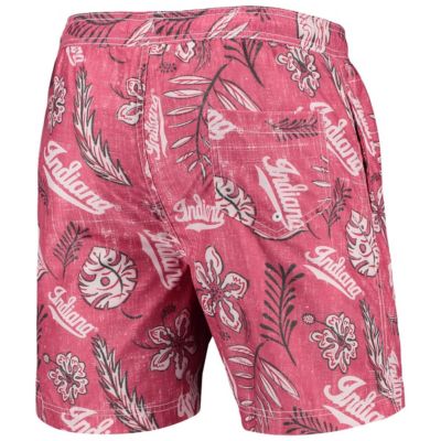 NCAA Indiana Hoosiers Vintage Floral Swim Trunks