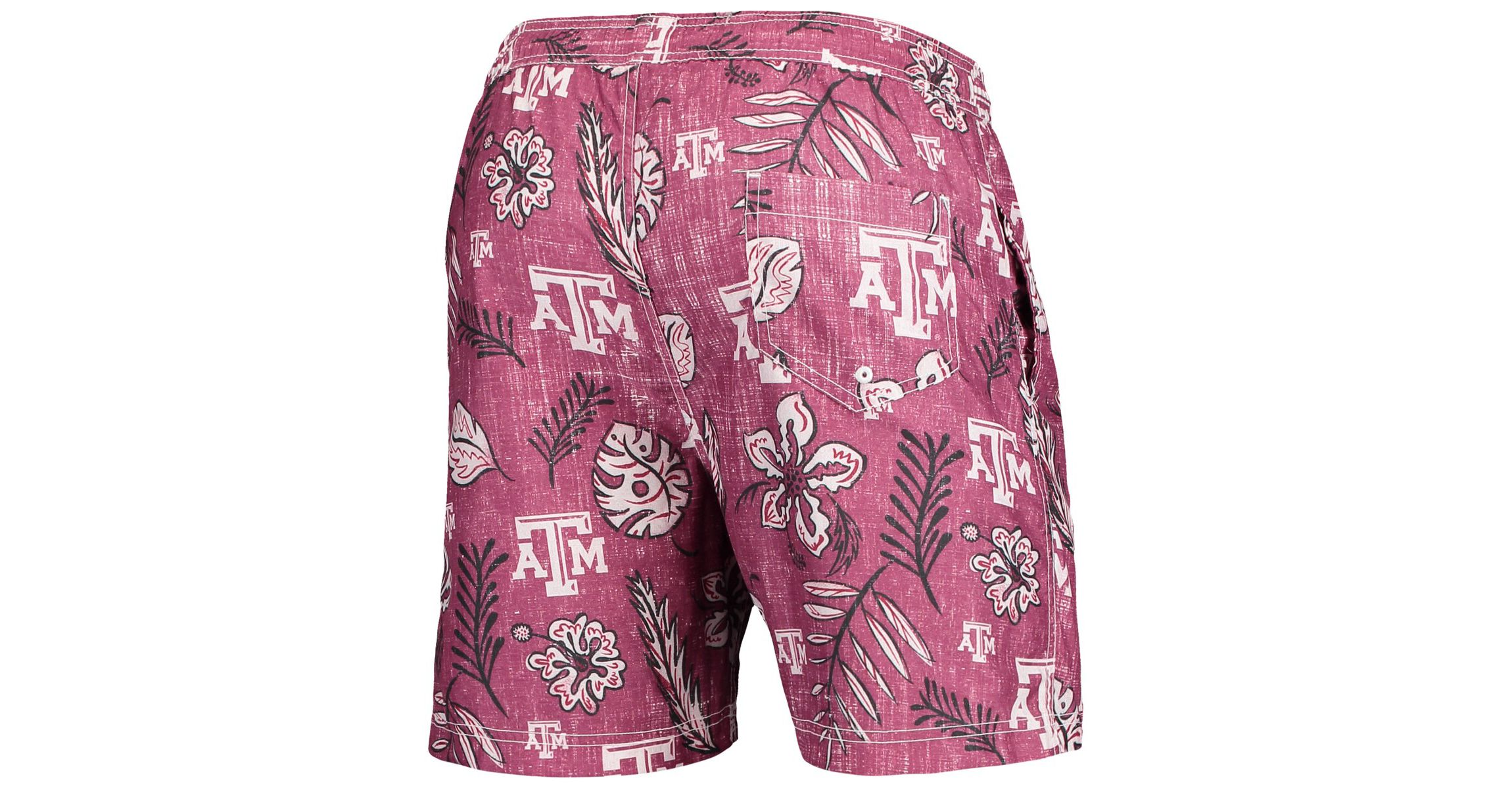 NCAA Texas A&M Aggies Vintage Floral Swim Trunks