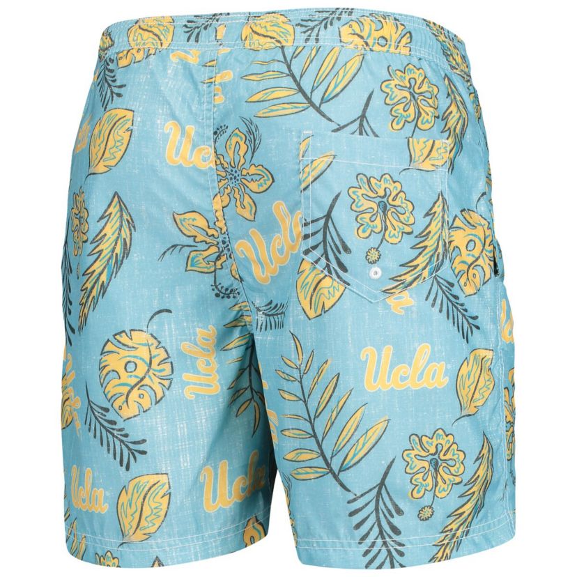 NCAA Light UCLA Bruins Vintage Floral Swim Trunks