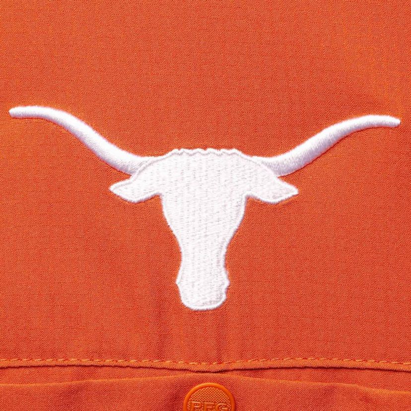NCAA Texas Texas Longhorns Big & Tall Tamiami Omni-Shade Button-Down Shirt