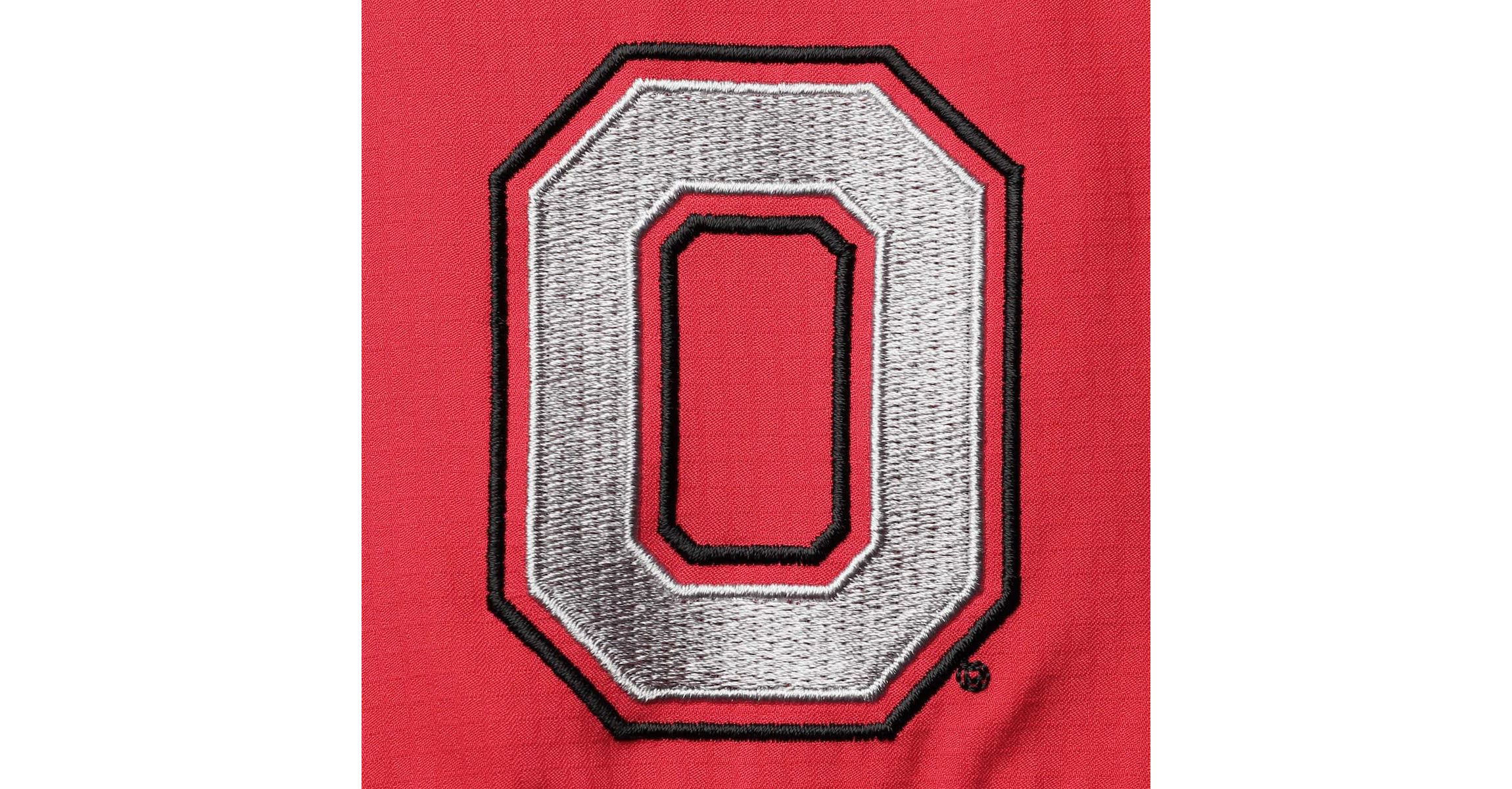 NCAA Ohio State Buckeyes Big & Tall Tamiami Omni-Shade Button-Down Shirt