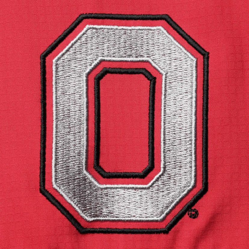 NCAA Ohio State Buckeyes Big & Tall Tamiami Omni-Shade Button-Down Shirt