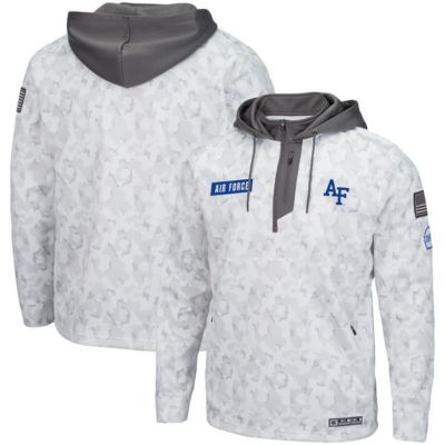 NCAA Arctic Air Force Falcons OHT Military Appreciation Quarter-Zip Hoodie