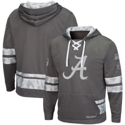 Alabama Crimson Tide NCAA OHT Military Appreciation Lace-Up Pullover Hoodie