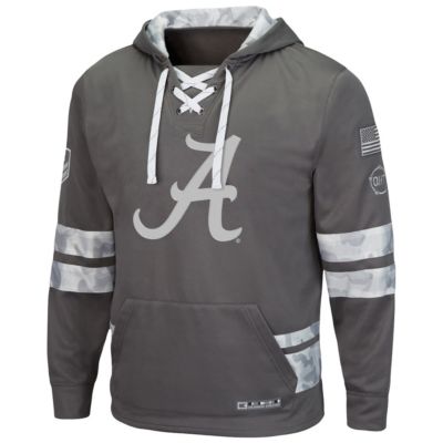 Alabama Crimson Tide NCAA OHT Military Appreciation Lace-Up Pullover Hoodie